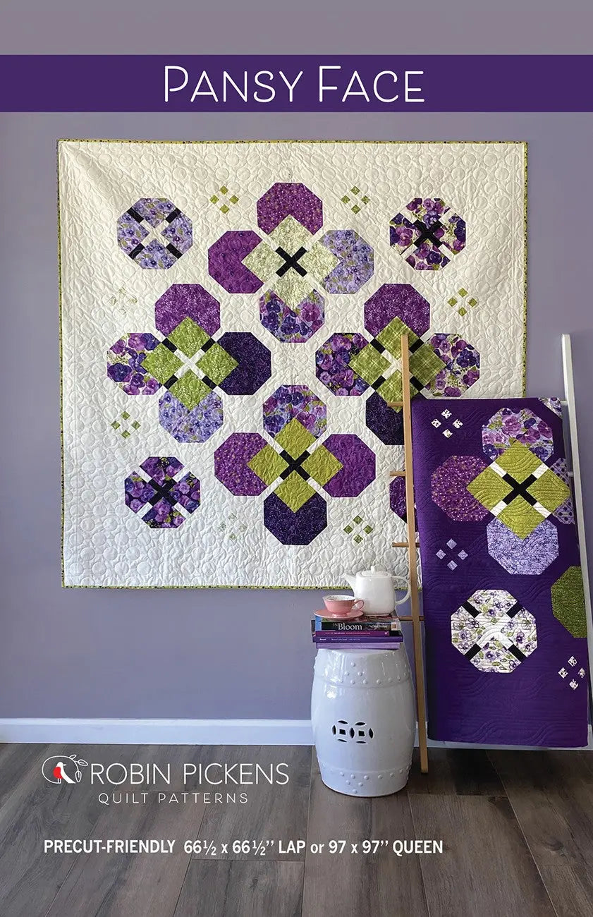Pansy Face - Linda's Electric Quilters