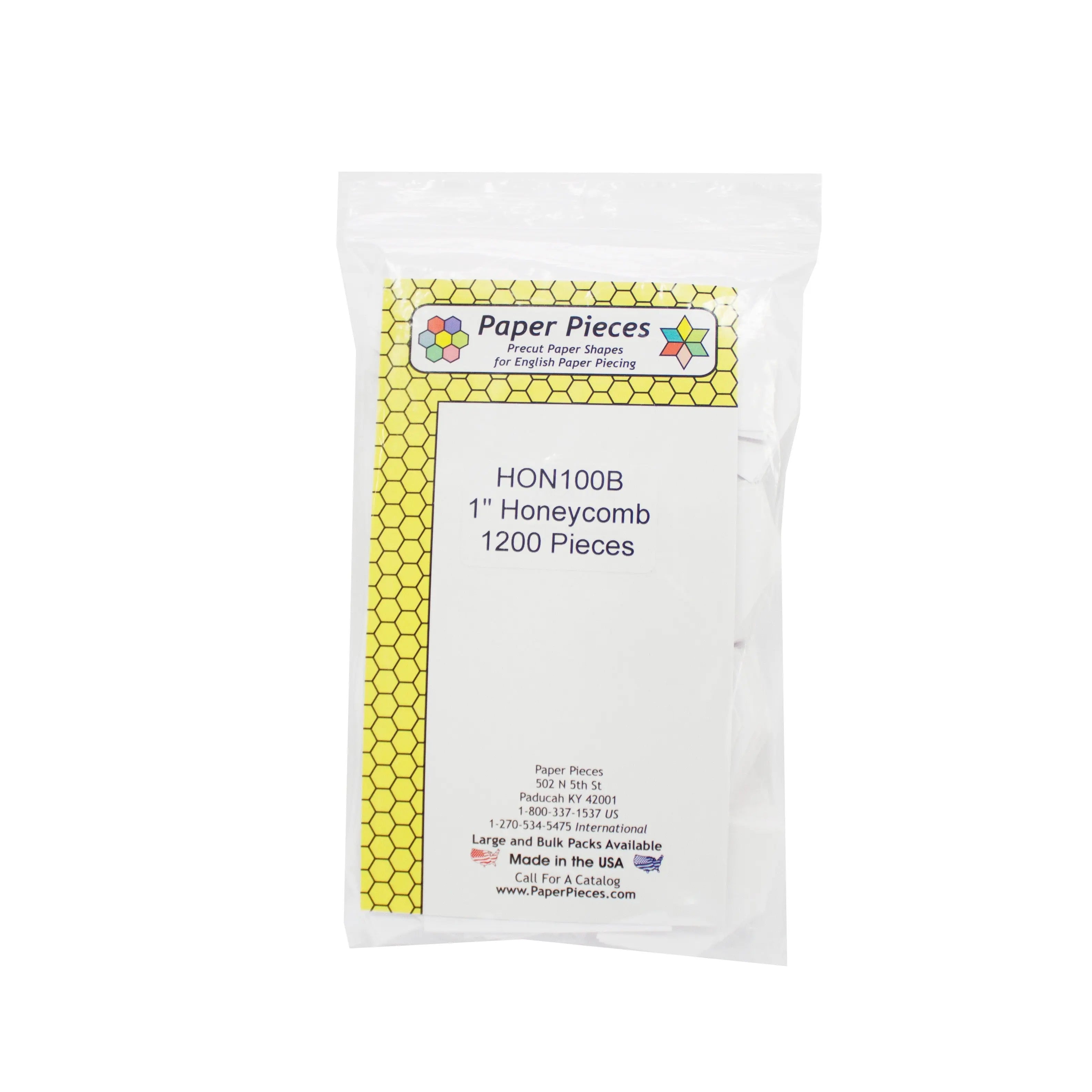 Paper Piece Honeycomb Pack 1in 1200pc