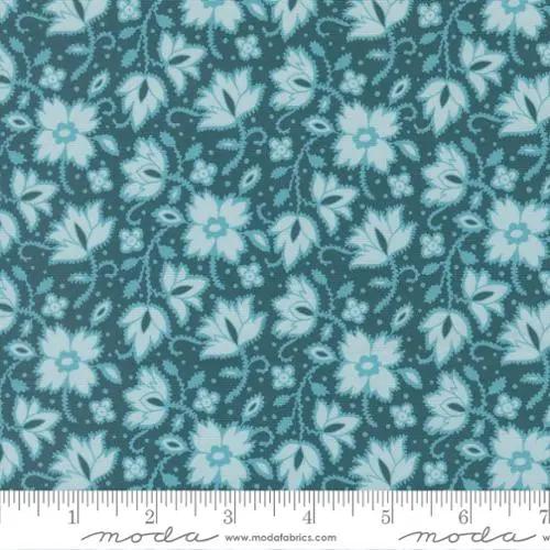 Parlor Soul Shine Peacock Cotton 44"/45" Fabric Per Yard Moda Fabrics & Supplies