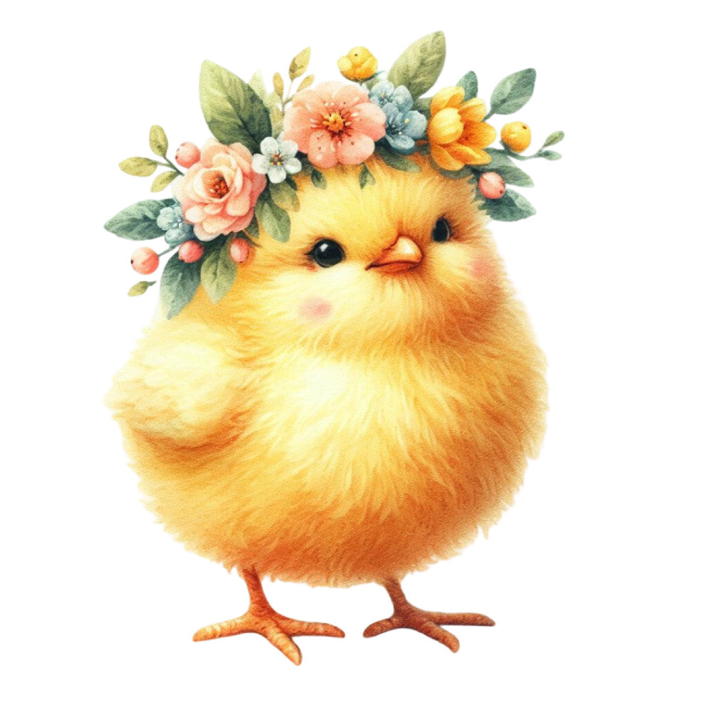 Pastel Chicks Fabric Panel 22 QuiltingFabricPanels