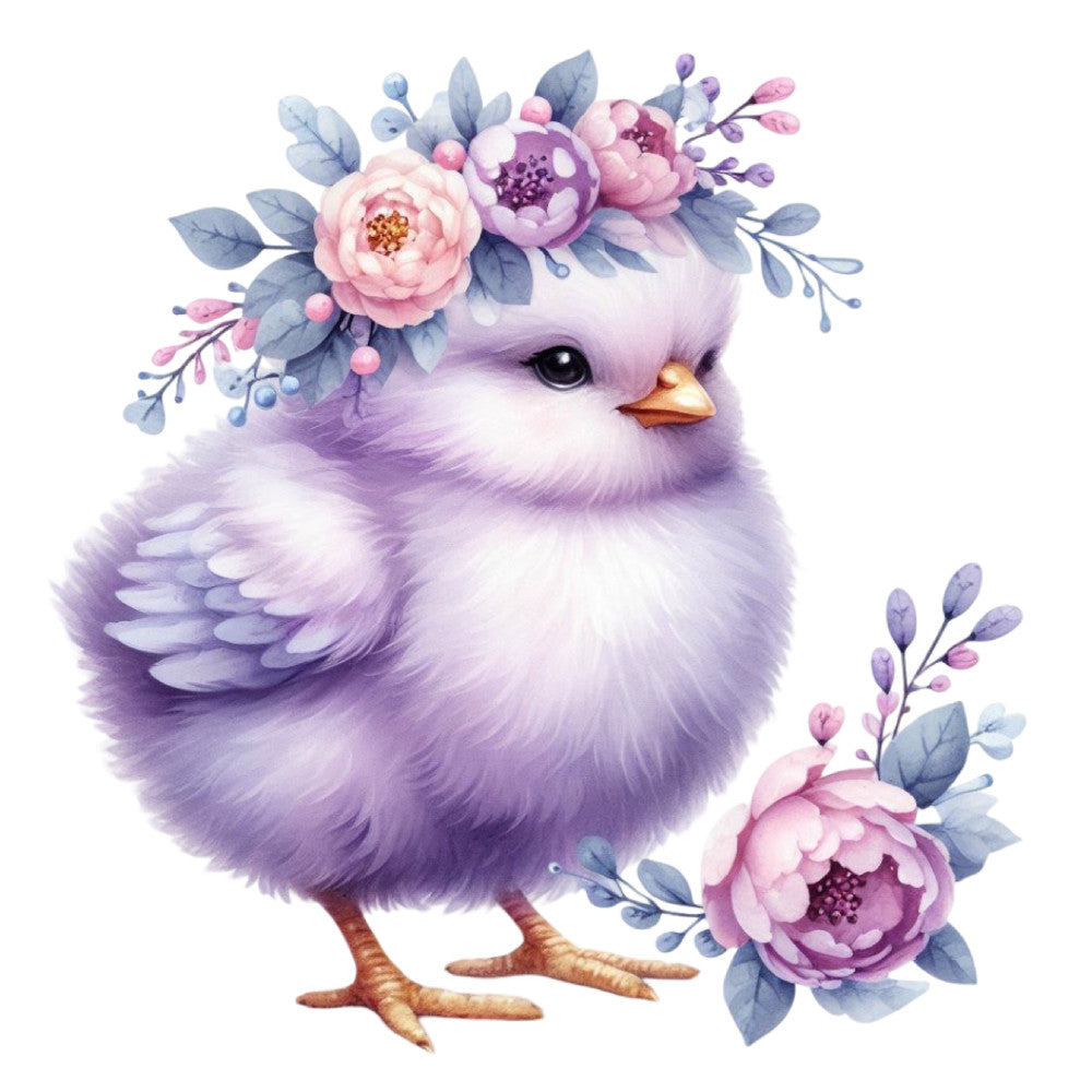 Pastel Chicks Fabric Panel 3 QuiltingFabricPanels