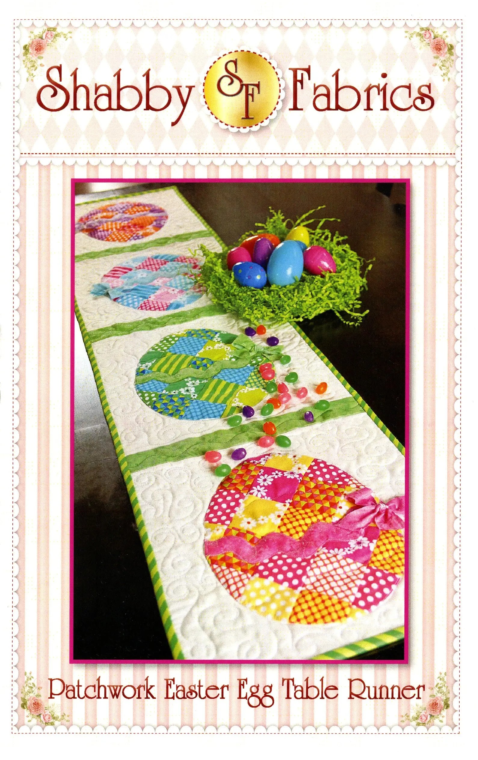 Patchwork Easter Egg Table Runner - Linda's Electric Quilters