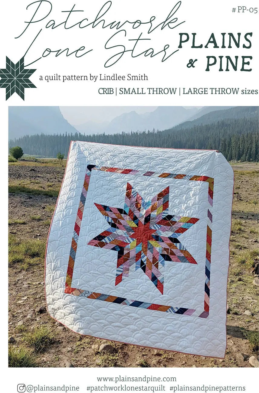Patchwork Lone Star Quilt Pattern - Linda's Electric Quilters