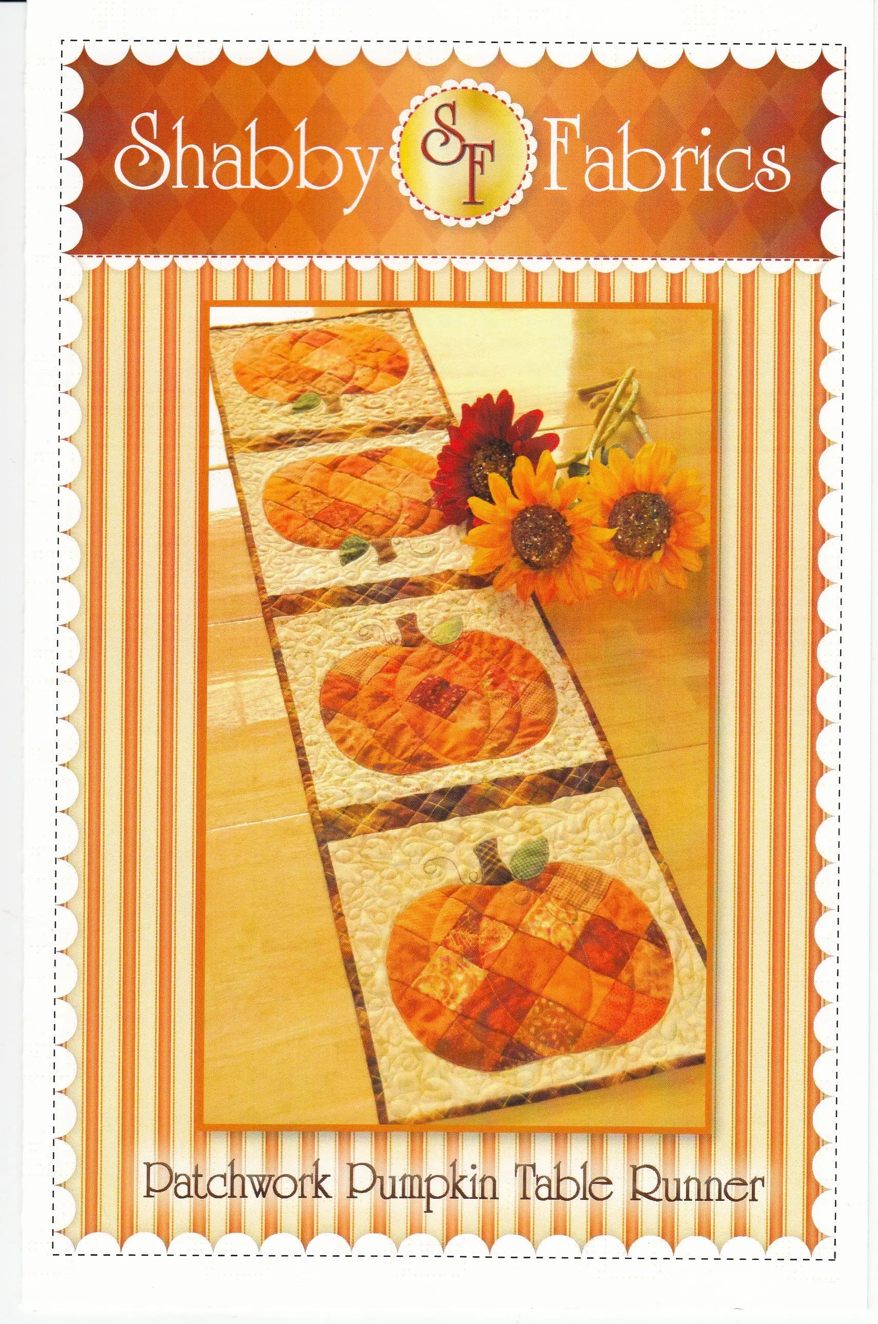 Patchwork Pumpkin Table Runner - Linda's Electric Quilters