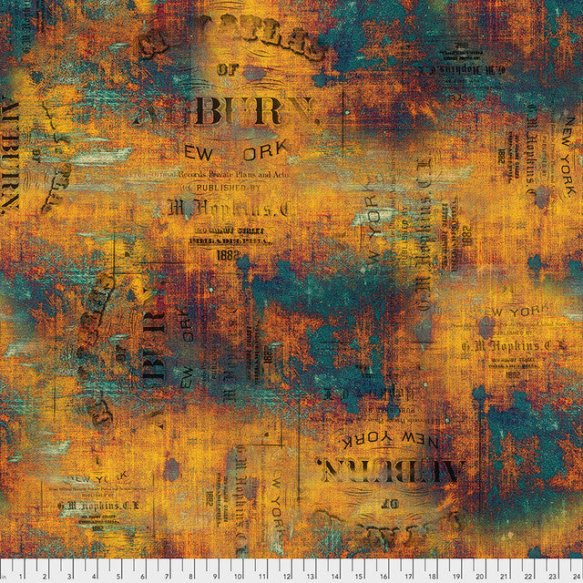 Patina Urban Grunge Abandoned 44"/45" Cotton Fabric Per Yard