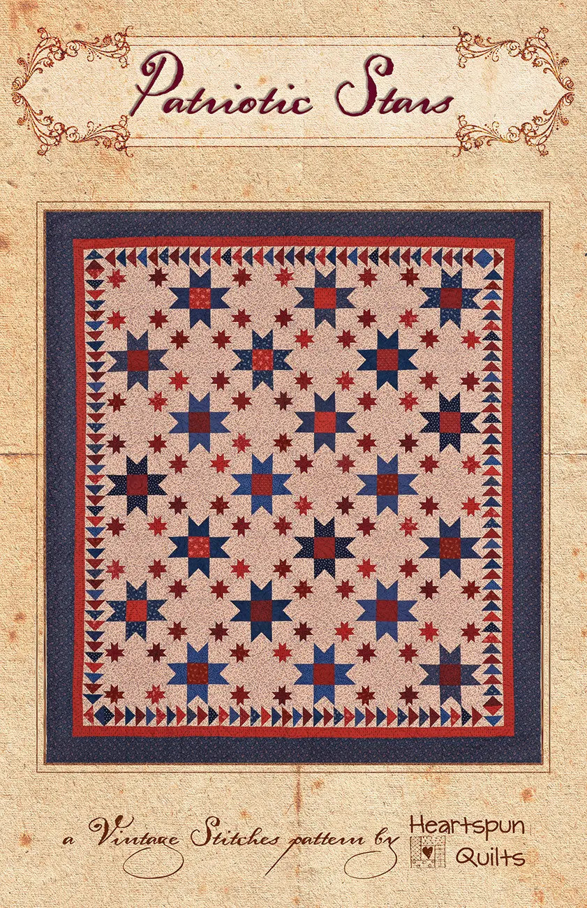 Patriotic Stars - Linda's Electric Quilters
