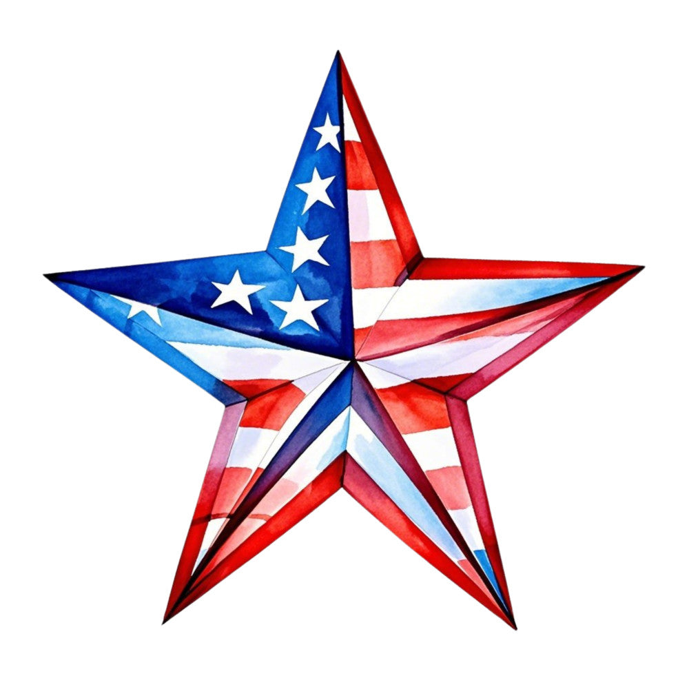 Patriotic Stars Fabric Panel 1 QuiltingFabricPanels