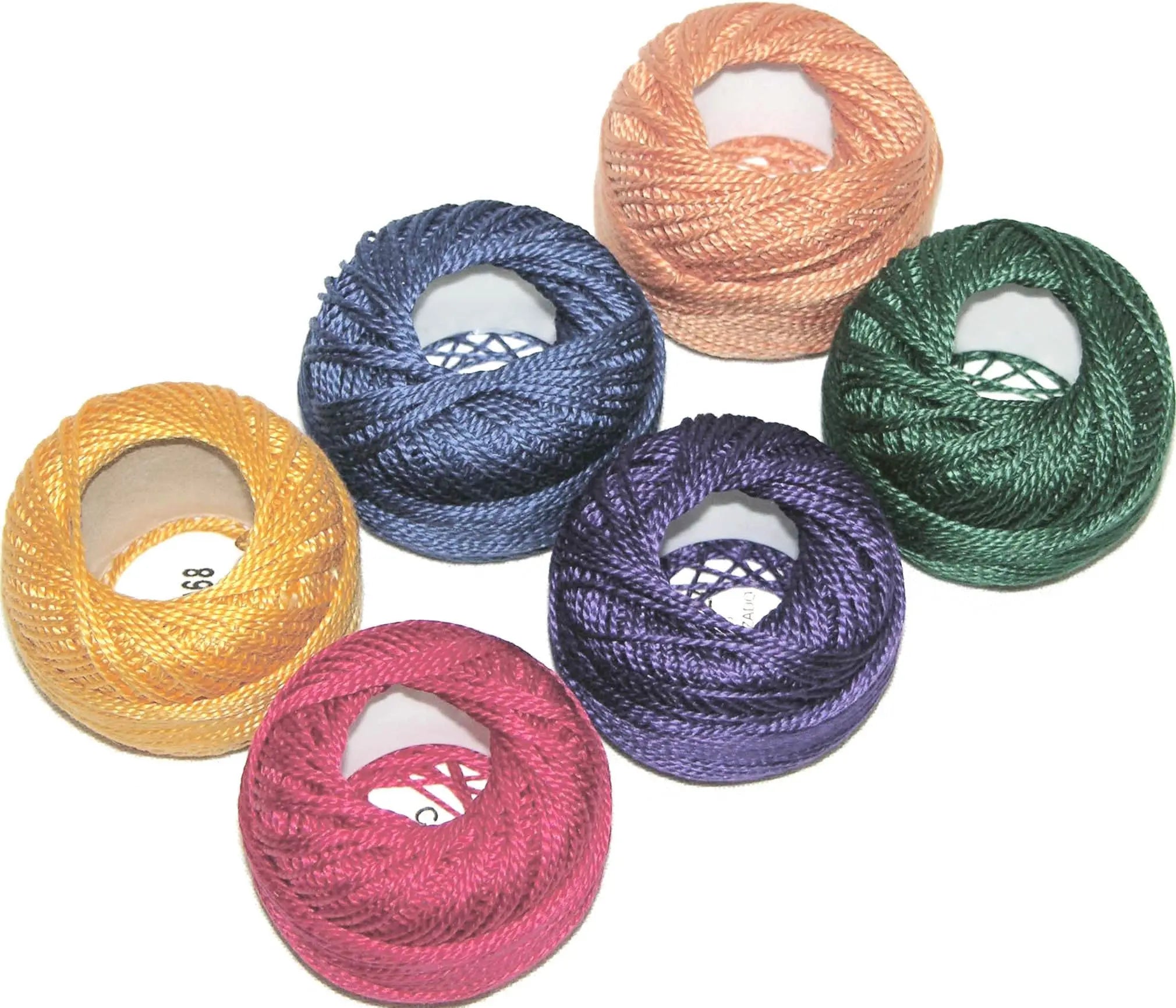 Pearl Cotton Size 8 Thread Sampler Pack Jewel - Linda's Electric Quilters
