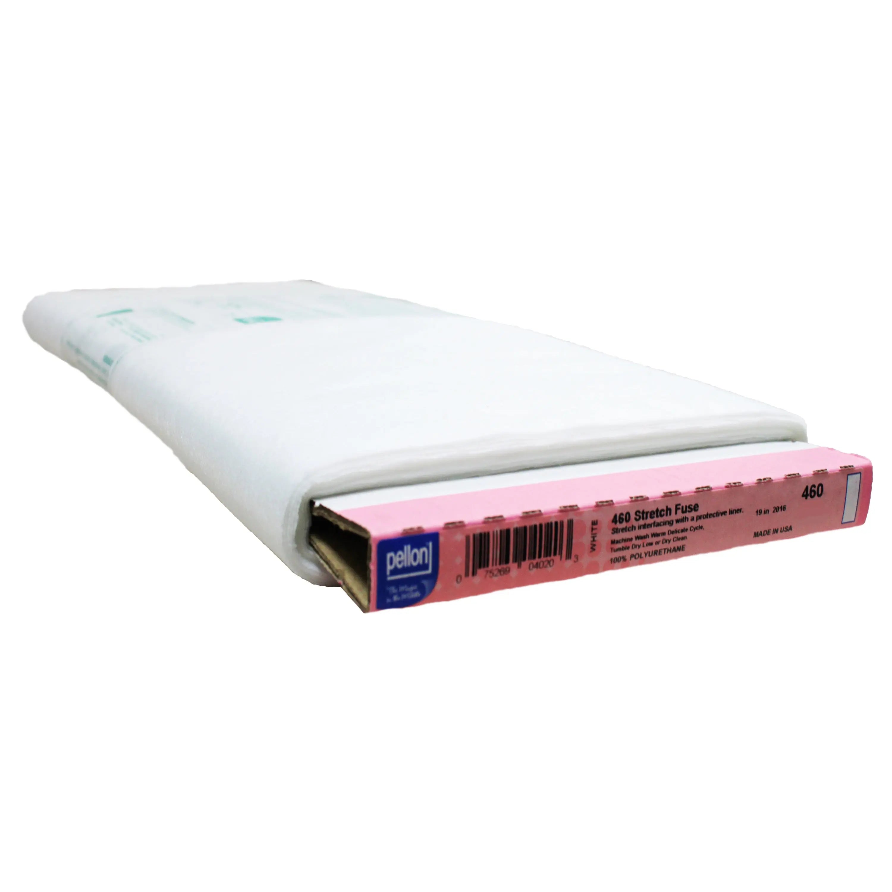 Pellon® 460 Stretch Fuse™ Interfacing 19" x 10 yards Bolt. Color: White. Pellon