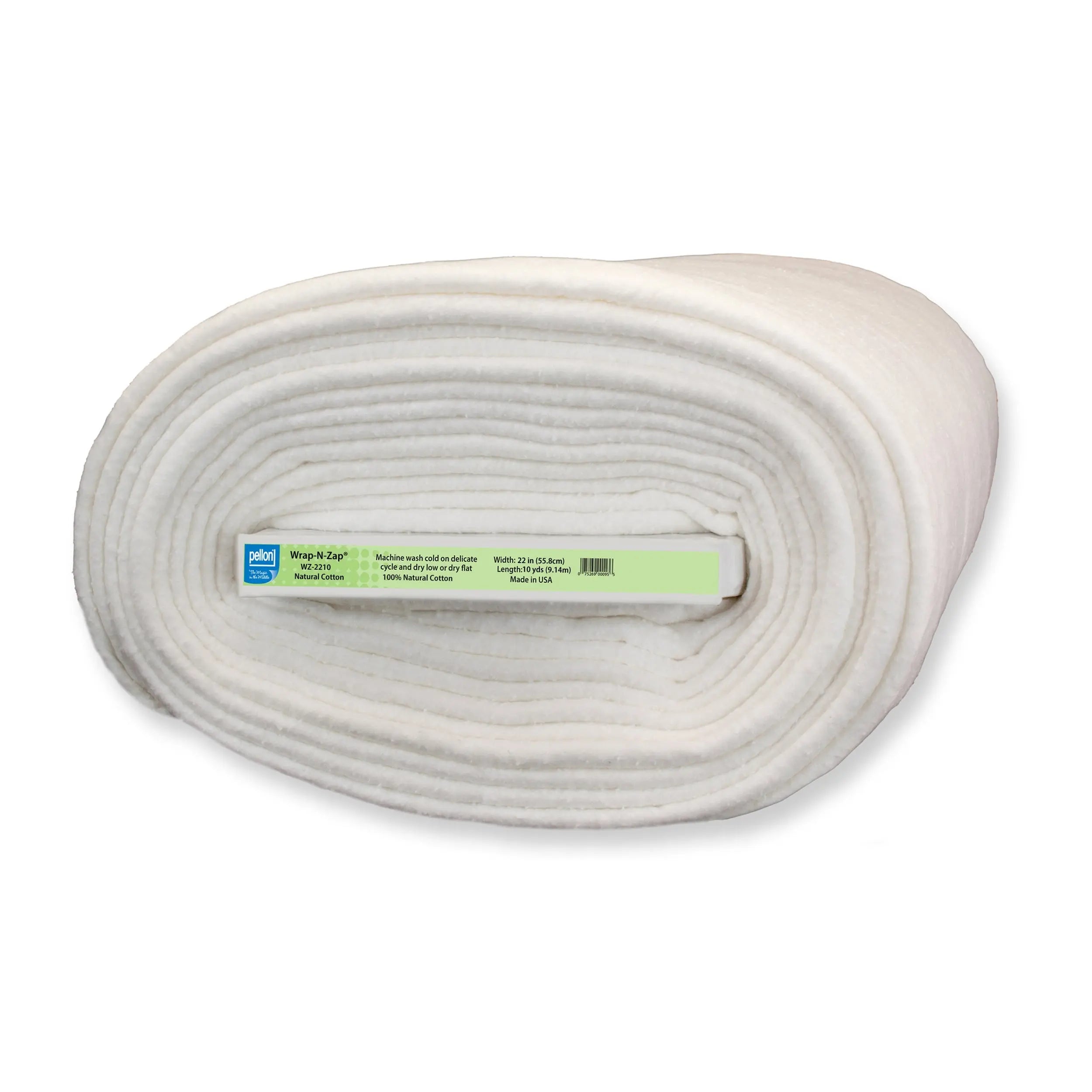 Pellon® Wrap-N-Zap® Microwaveable Cotton Batting 22" x 10 yards Pellon