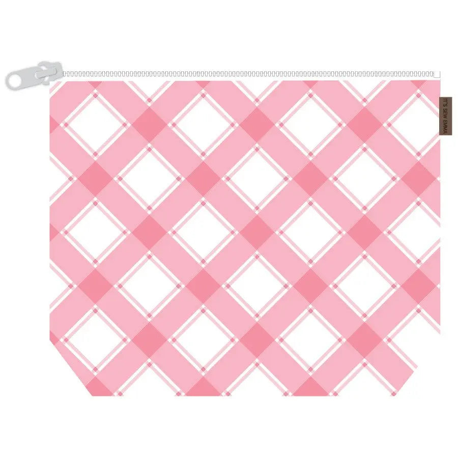 Peony Mad for Plaid Project Bag - Linda's Electric Quilters