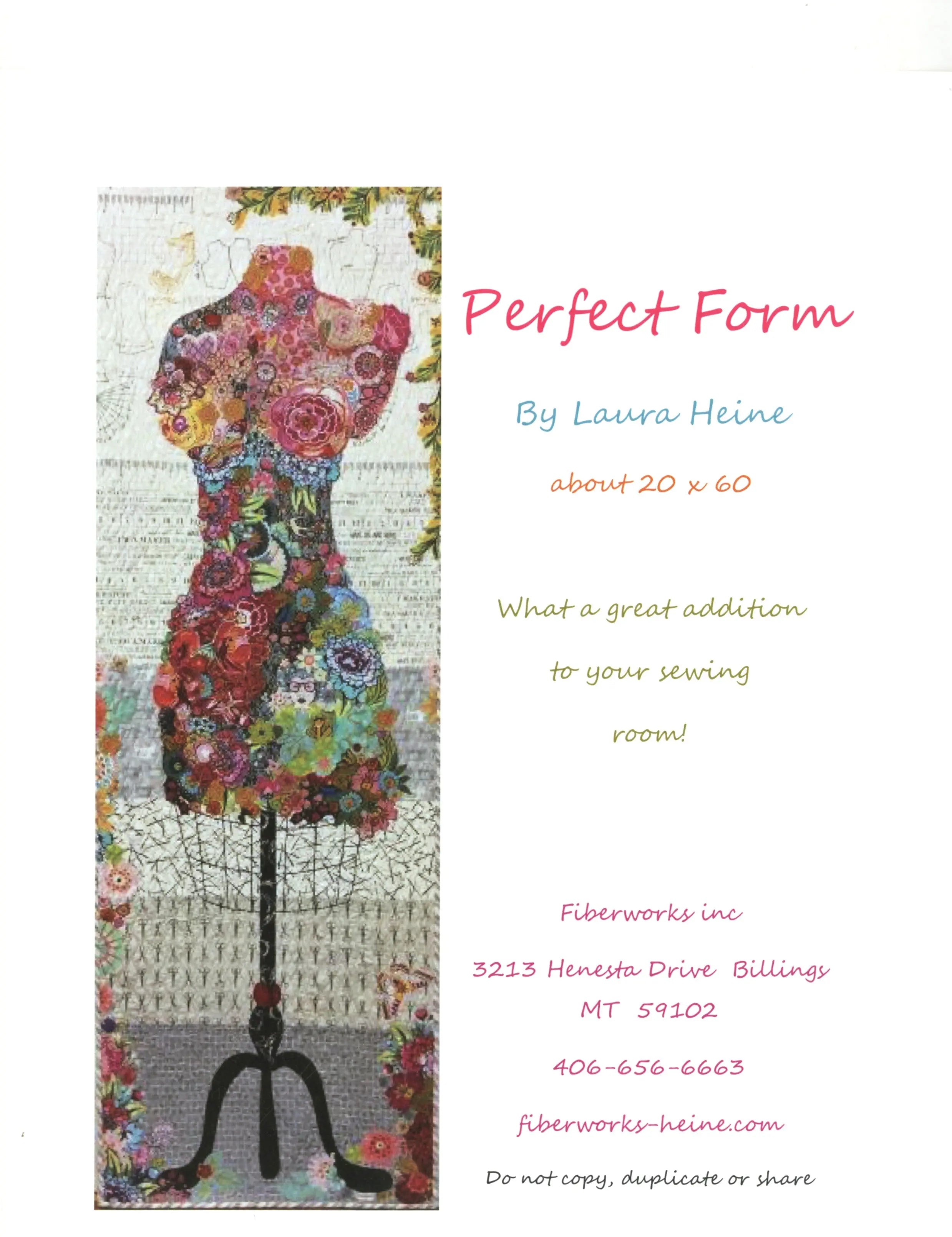 Perfect Form Collage - Linda's Electric Quilters
