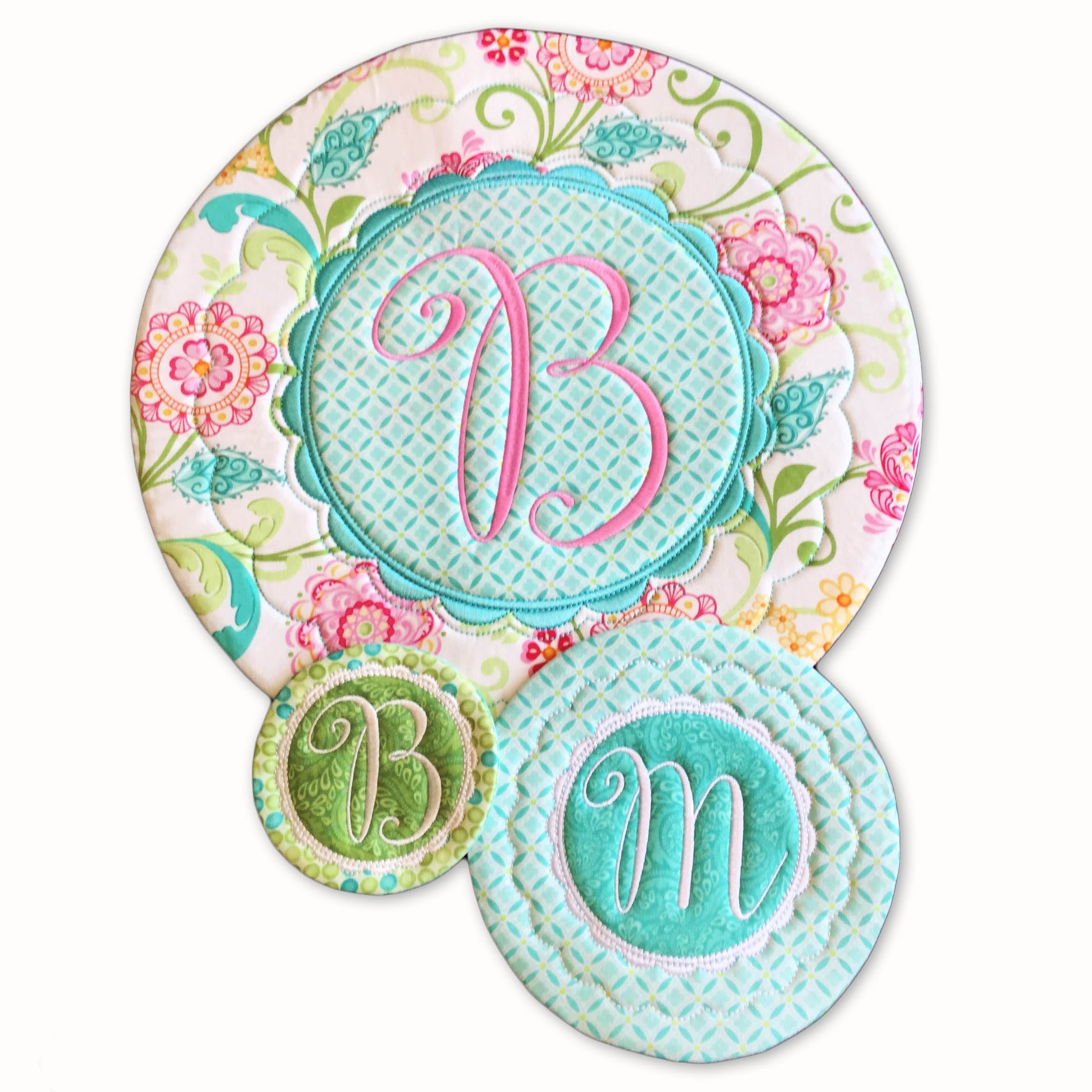 Perfect Placemats In the Hoop Embroidery Design Collection