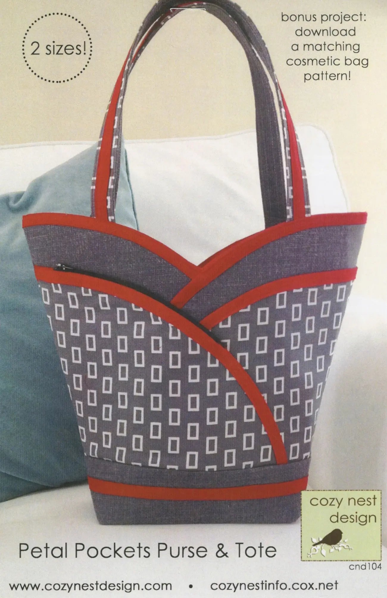 Petal Pockets Purse & Tote - Linda's Electric Quilters