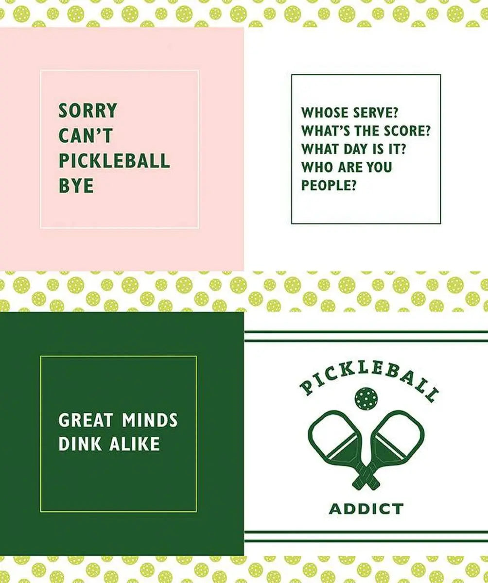 Pickleball 35 1/2" x 43" Panel Riley Blake Designs
