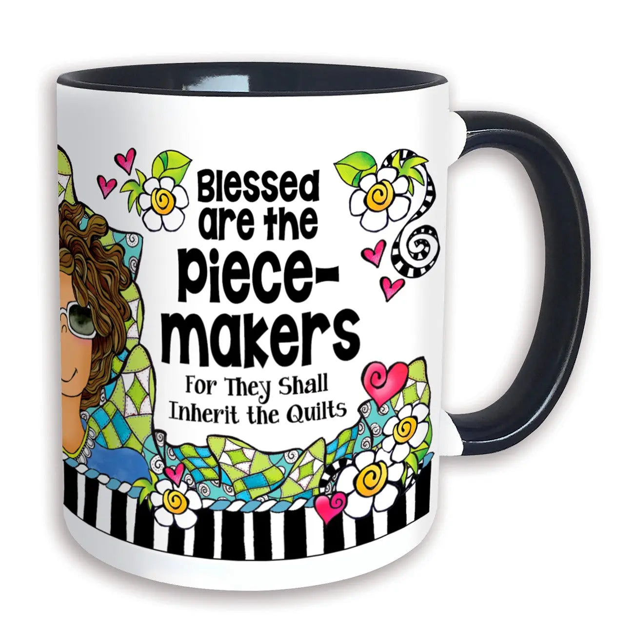 PieceMakers 11oz Mug - Linda's Electric Quilters