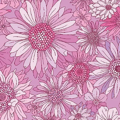 Pink Best Friends Sleepovers Cotton Wideback Fabric per yard Benartex Inc