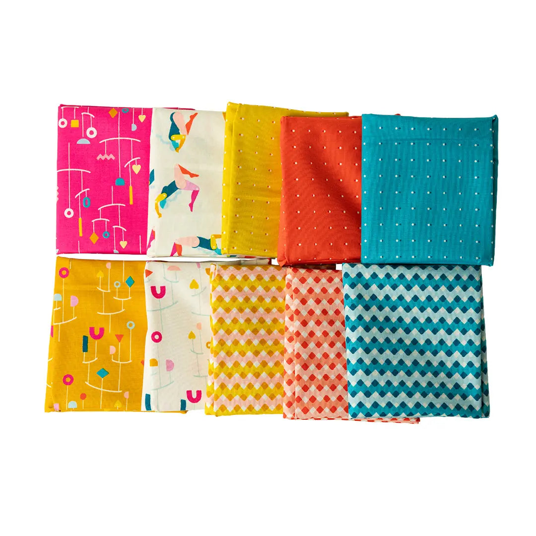 Pivot Fat Quarter Bundle - Set of 10 Linda's Electric Quilters