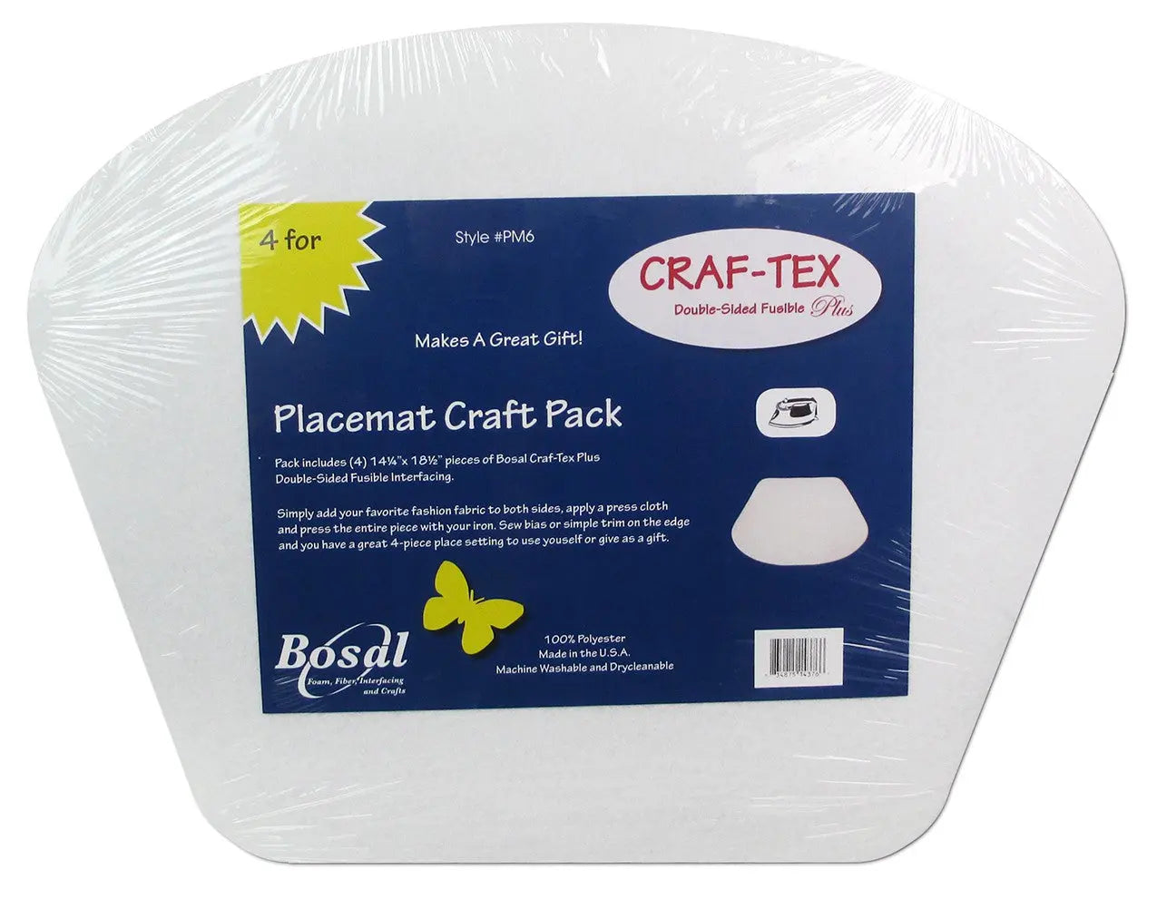 Placemat Craft Pack 14-1/4in x 18-1/2in Circular Table - Linda's Electric Quilters