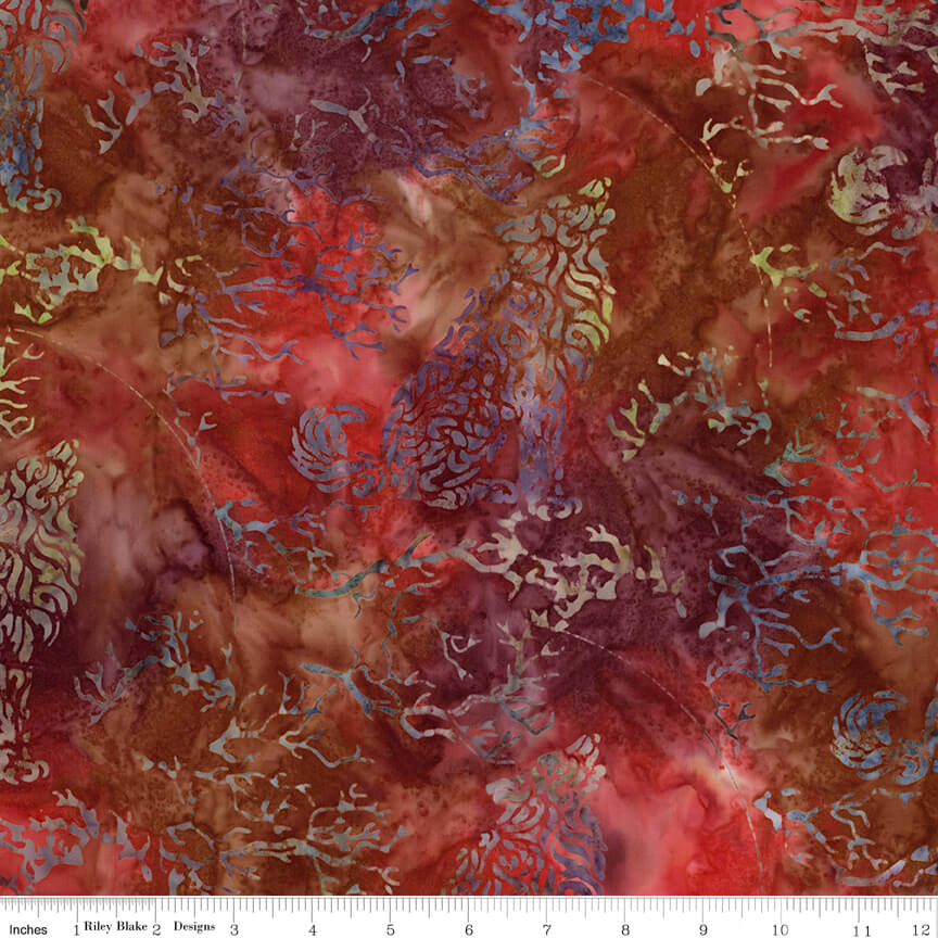 Riley Blake Western Reflections Batiks cinnamon grove batik by the yard