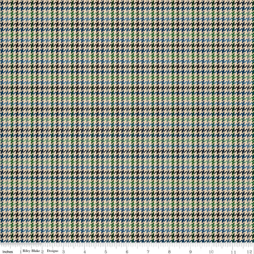 Plaid-Venture Club - Retriever - Navy 44"/45" Fabric Per Yard