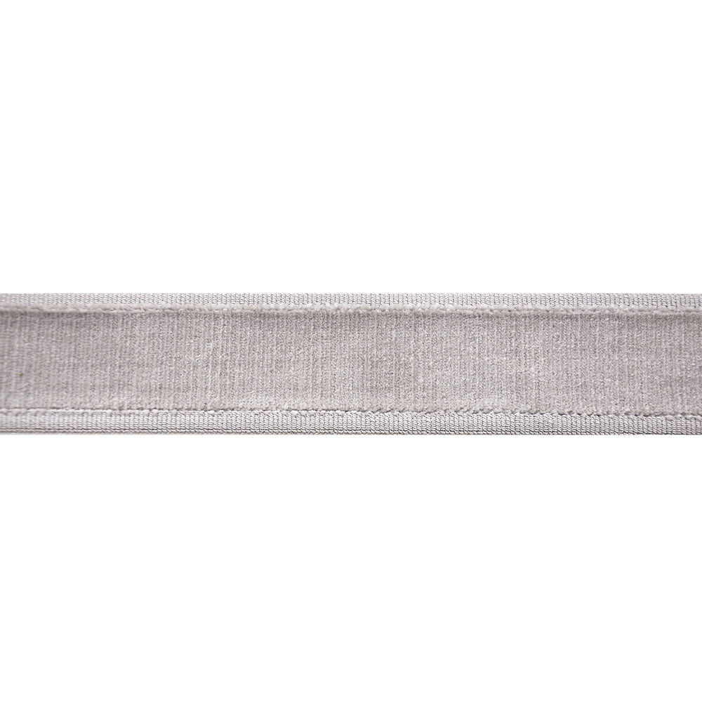 Plain Velvet Decorative Trim Tape - 2" Width (25 Yard Roll) - BR-7590V-11 SIlver