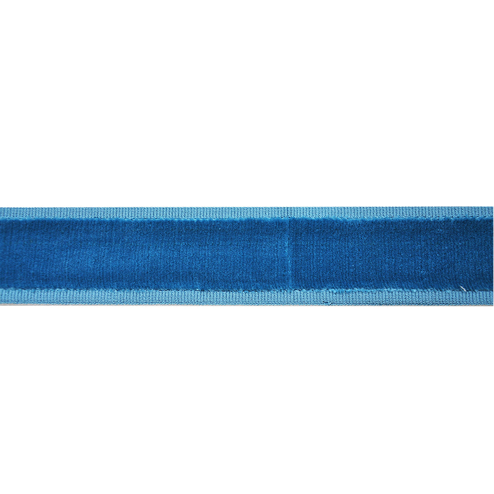 Plain Velvet Decorative Trim Tape - 2" Width (25 Yard Roll) - BR-7590V-23 Teal