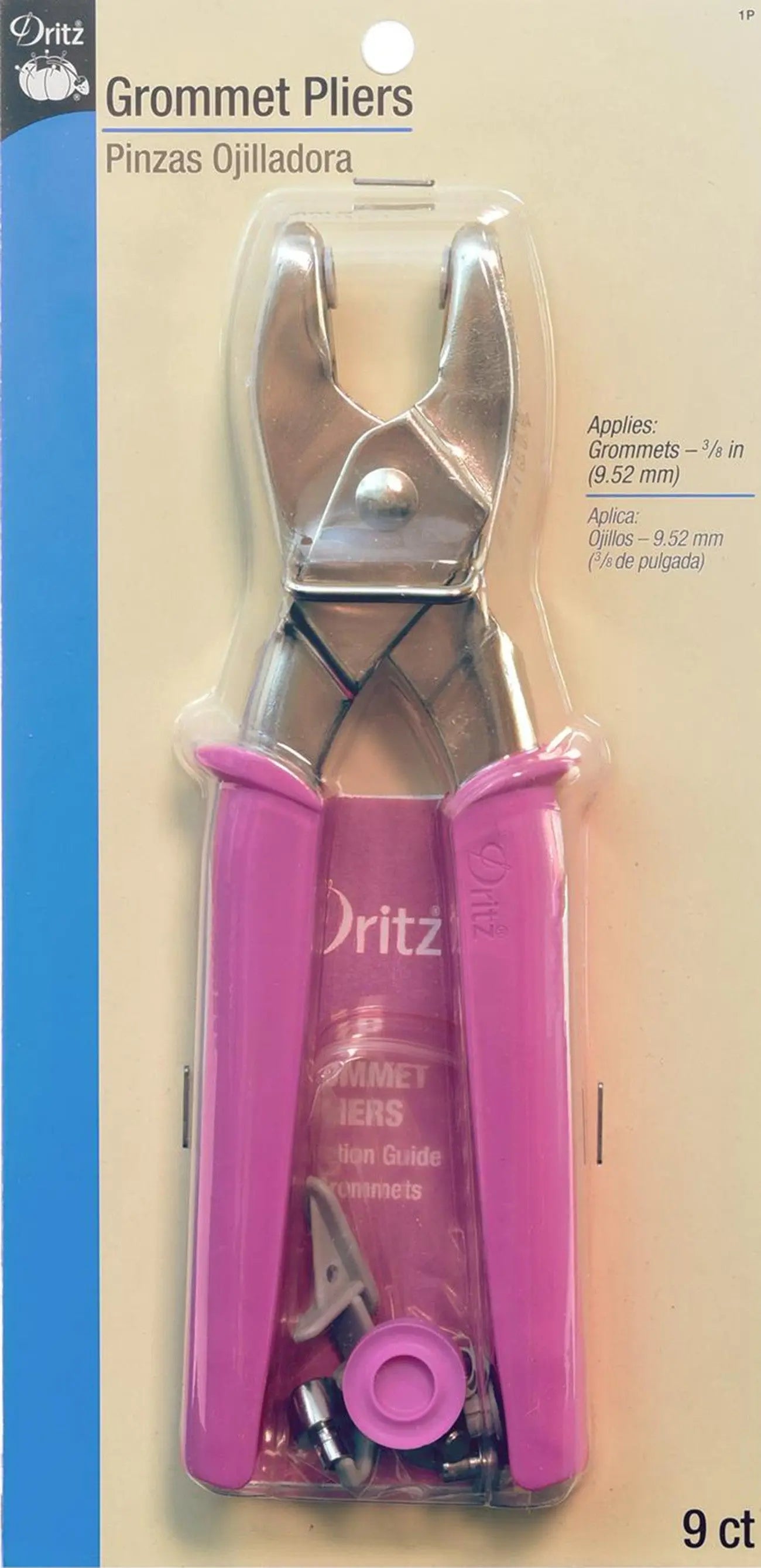 Plier Grommet Kit with 4 Grommets 3/8in - Linda's Electric Quilters