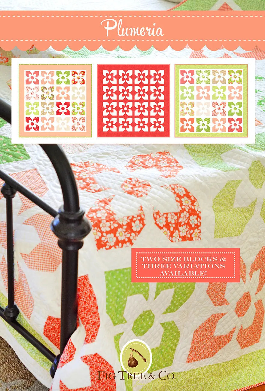 Plumeria - Linda's Electric Quilters