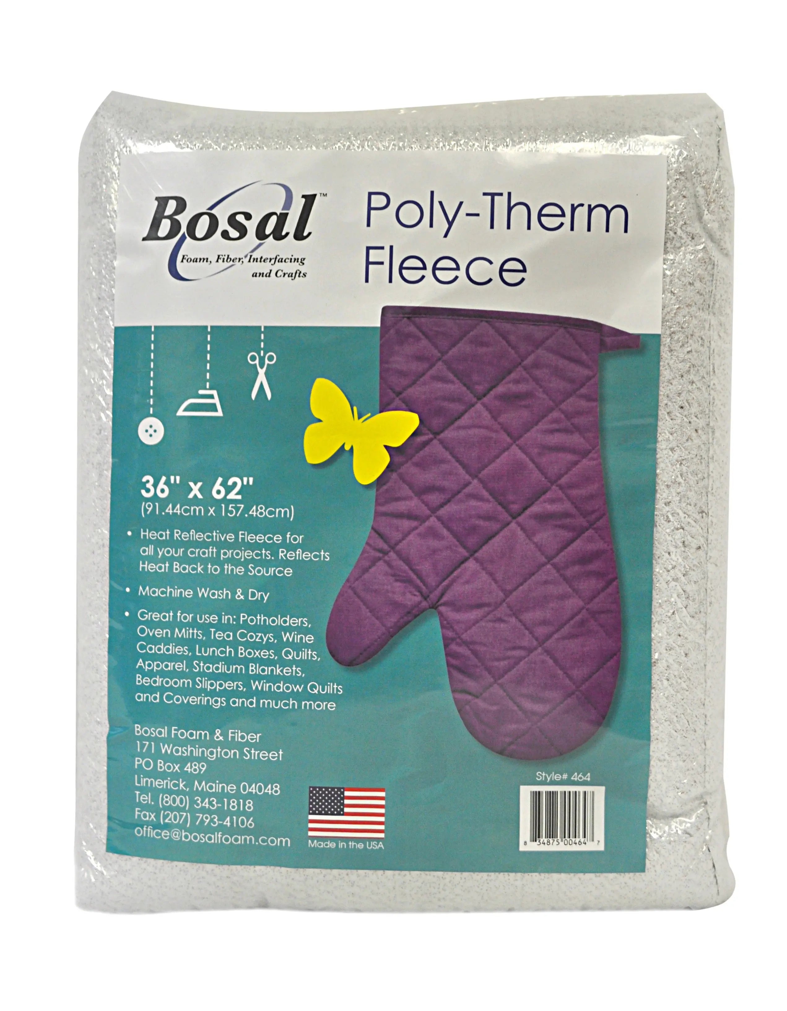 Poly-Therm Heat Reflective Fleece 62in x 36in - Linda's Electric Quilters