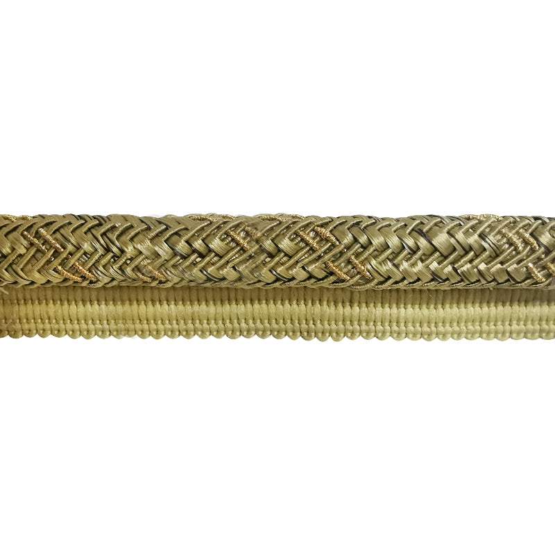 Pompeii Collection - 3/8" width CORD WITH LIP (50 Yard Roll) - BC-10095-83/10 Mocha and Brown