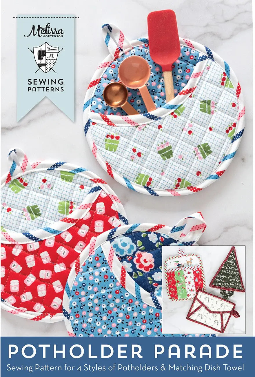 Pot Holder Parade Sewing Pattern - Linda's Electric Quilters