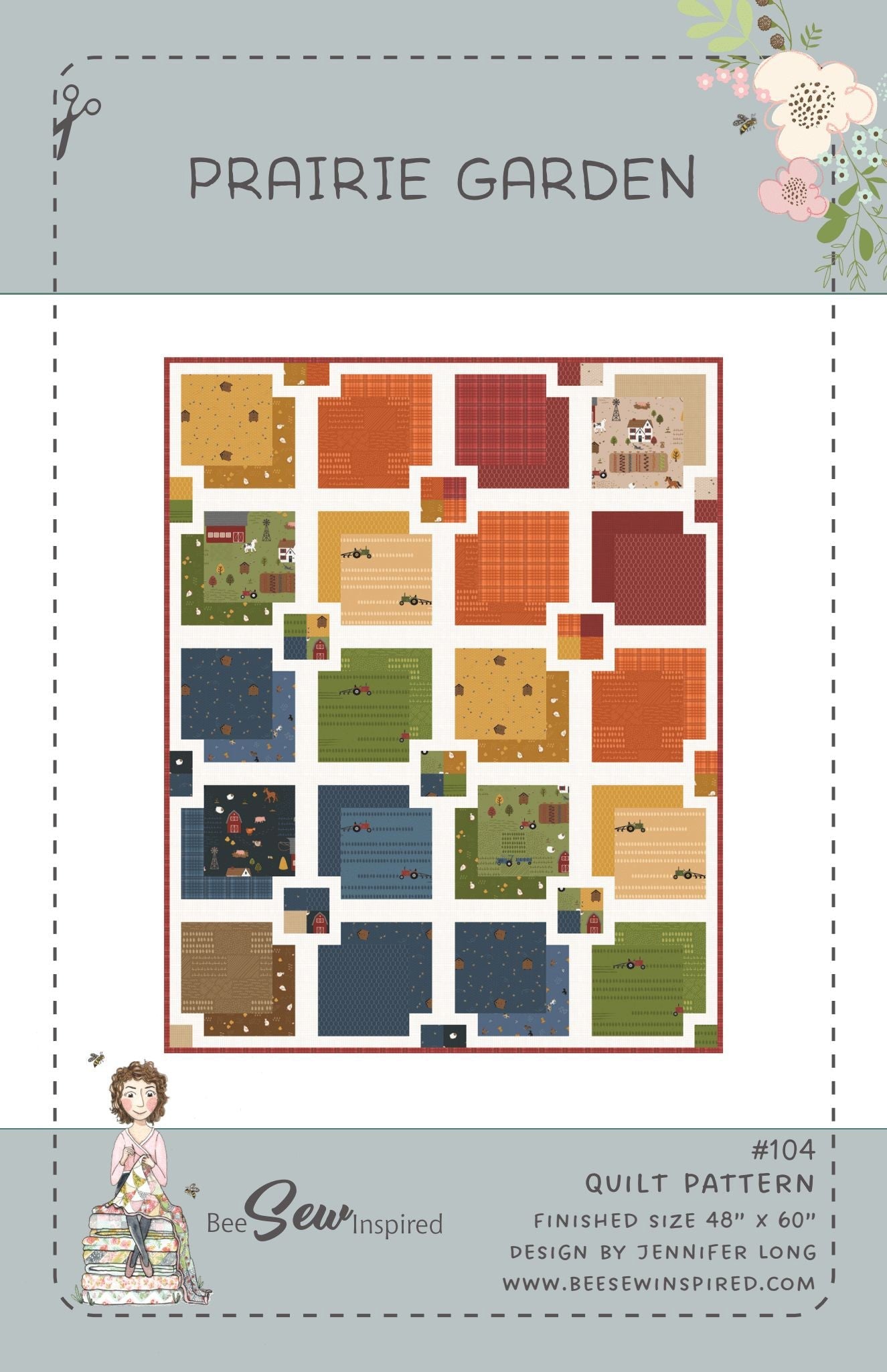 Prairie Garden Country Life Quilt Pattern