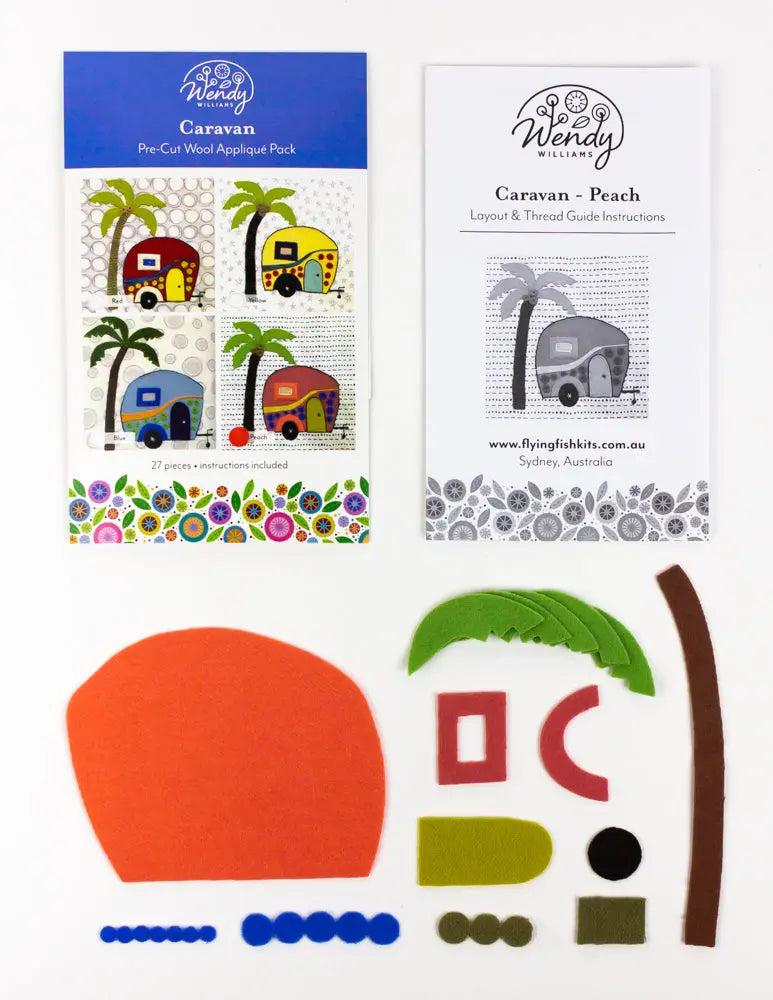 Pre-cut wool kits by Wendy Williams WonderFil USA