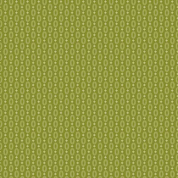 Primrose Prints - Tonal Circles - Green 44" / 45" Fabric Per Yard The Fabric Company