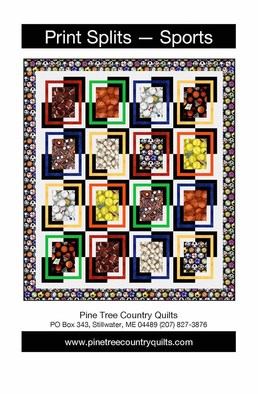 Print Splits - Sports - Linda's Electric Quilters