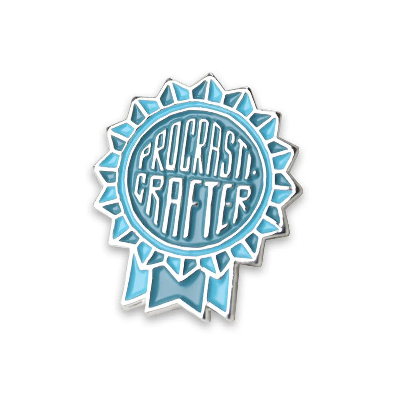 Procrasticrafter Enamel Pin - Linda's Electric Quilters
