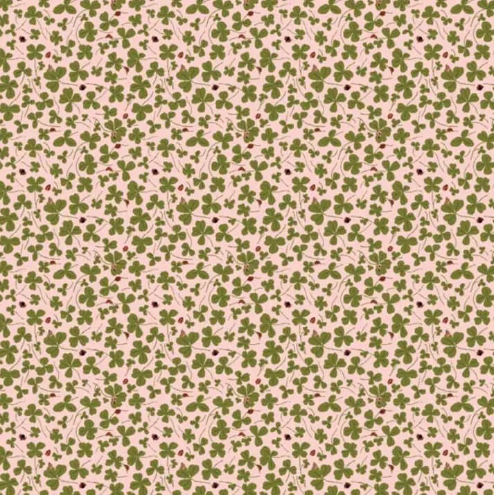 Promise Me - Lucky Me - Pink 44" / 45" Fabric Per Yard The Fabric Company