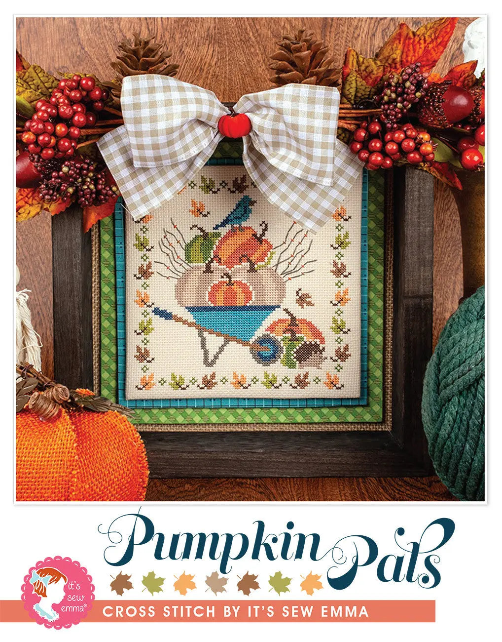 Pumpkin Pals Cross Stitch Pattern - Linda's Electric Quilters