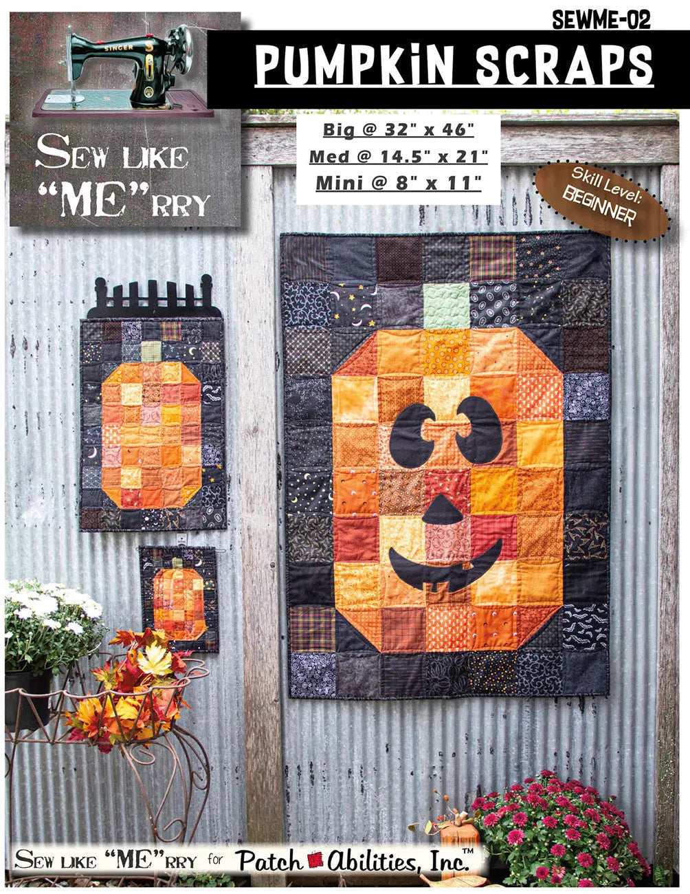 Pumpkin Scraps - Linda's Electric Quilters