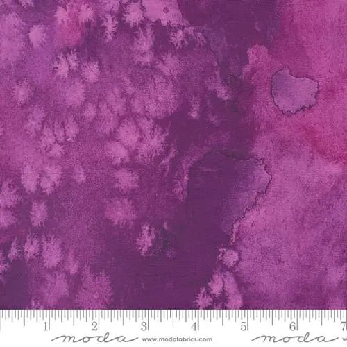 Purple Amethyst Flow Basic Watercolor Painting 44"/45" Fabric Per Yard - Linda's Electric Quilters
