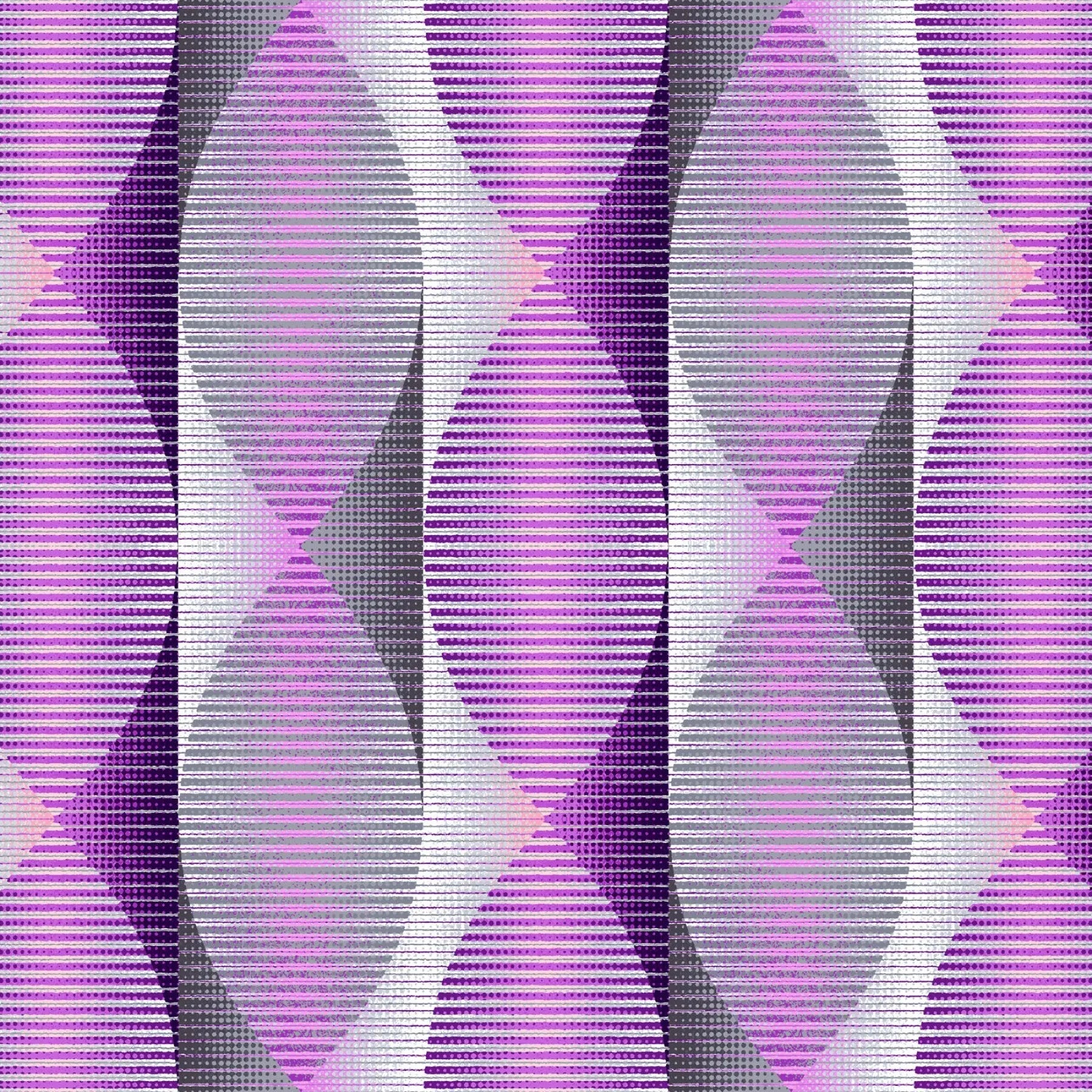 Purple Twisted Ribbon Cotton Wideback Fabric Per Yard - Linda's Electric Quilters