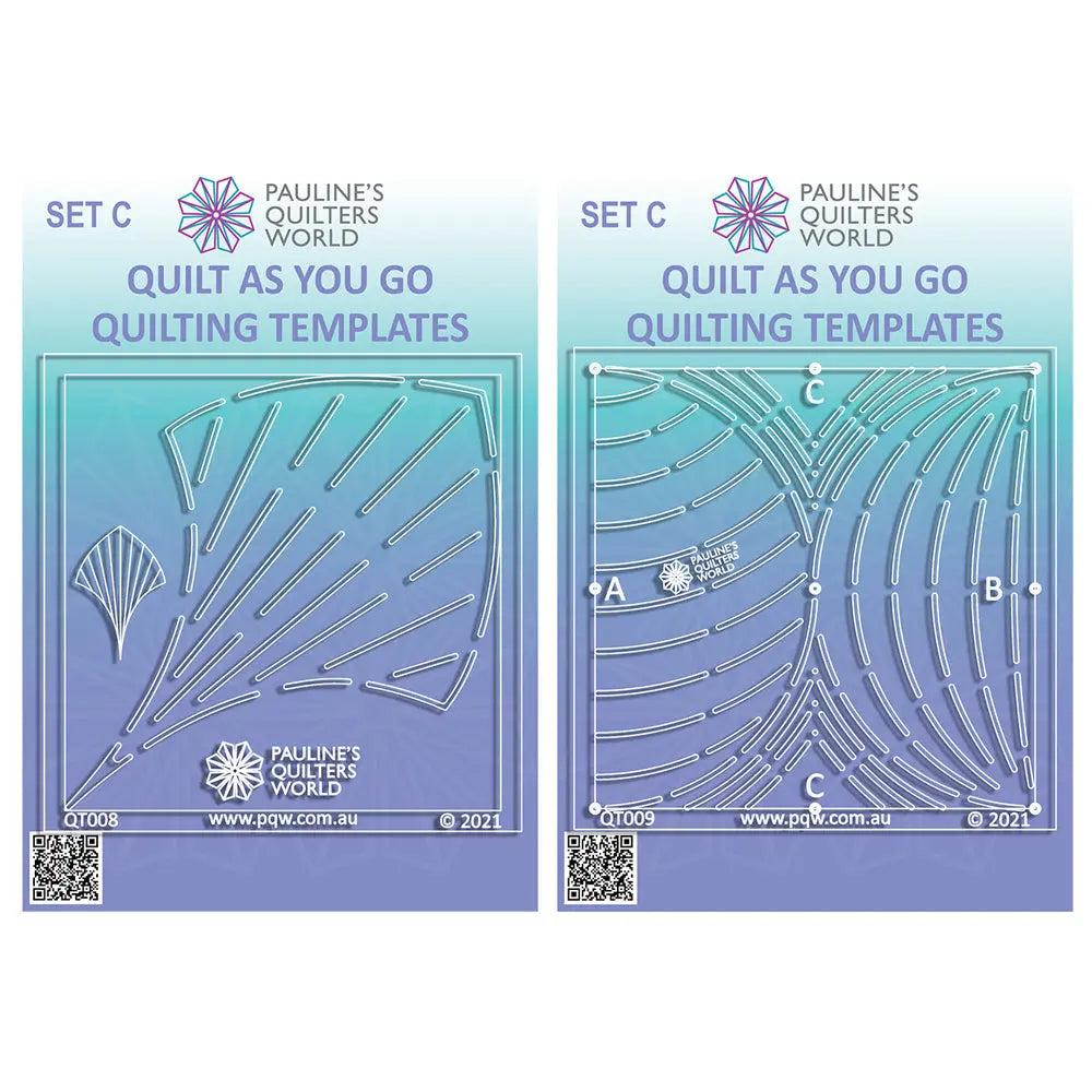 QAYG Quilting Templates Set C - Linda's Electric Quilters