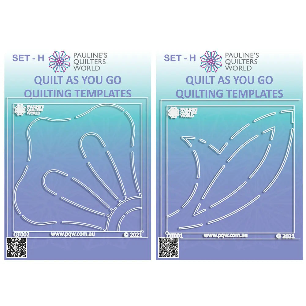 QAYG Quilting Templates Set H - Linda's Electric Quilters