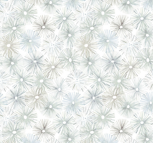 FreeSpirit Sea Sisters watercolor urchins 108 inch wideback quilt backing fabric