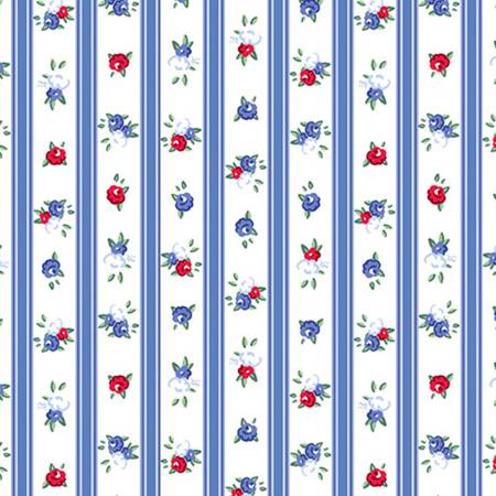 Shannon Fabrics Cottage Rose Lane Nottinghill Blue Bonnet Quilting Cuddle minky fabric