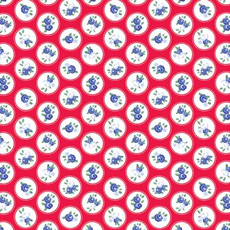 Shannon Fabrics Cottage Rose Lane Windsor Candy Apple Quilting Cuddle minky fabric