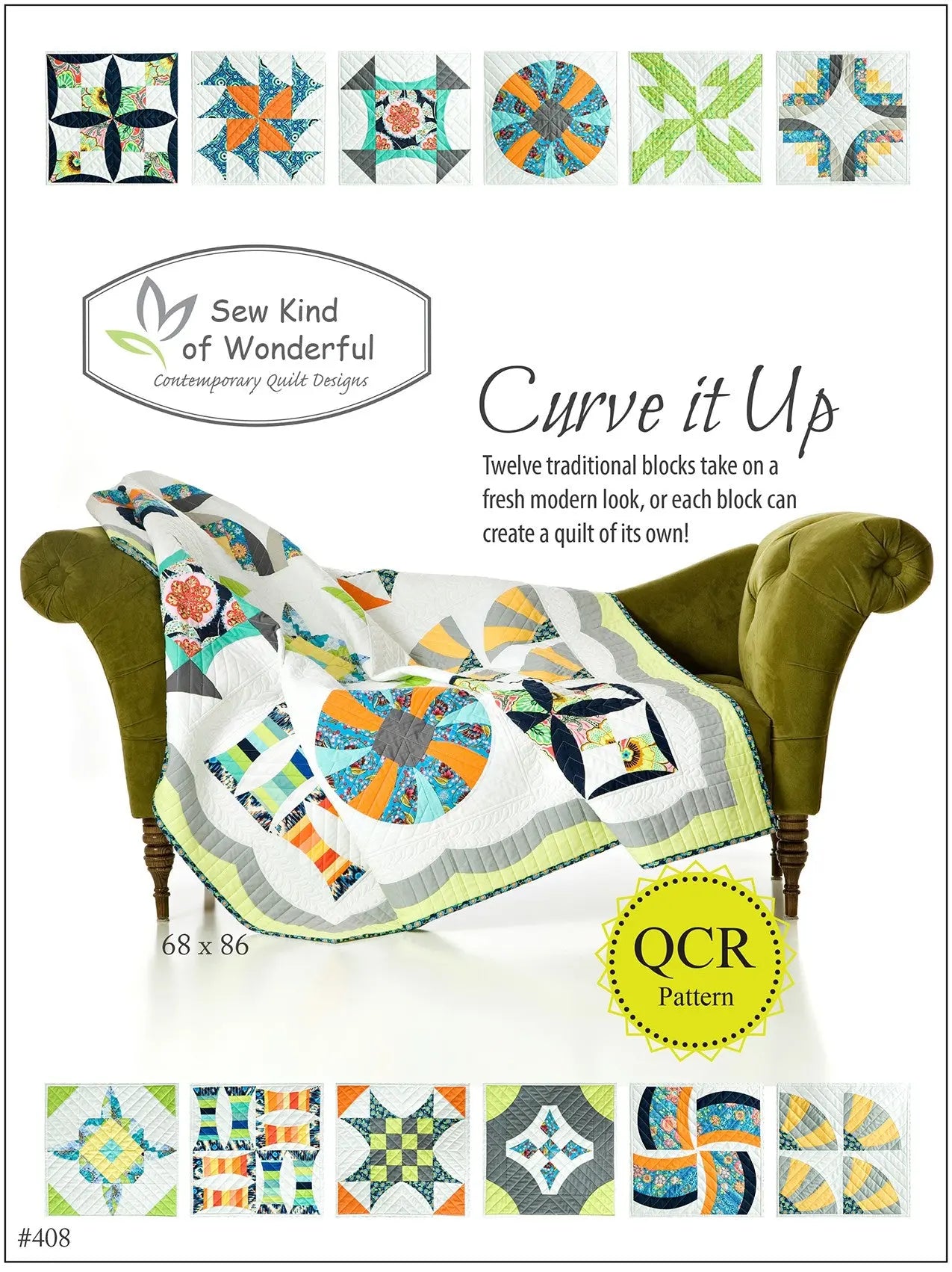 QCR - Curve It Up - Linda's Electric Quilters