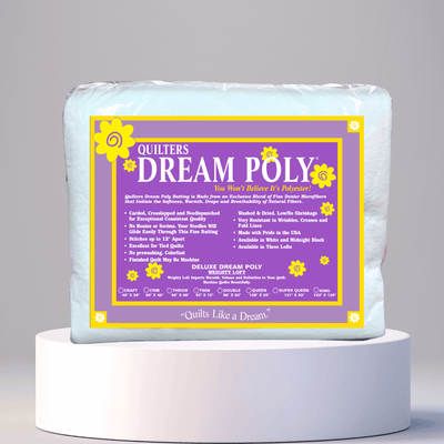 Quilters Dream Deluxe Poly Batting Package — Craft 46" × 36"