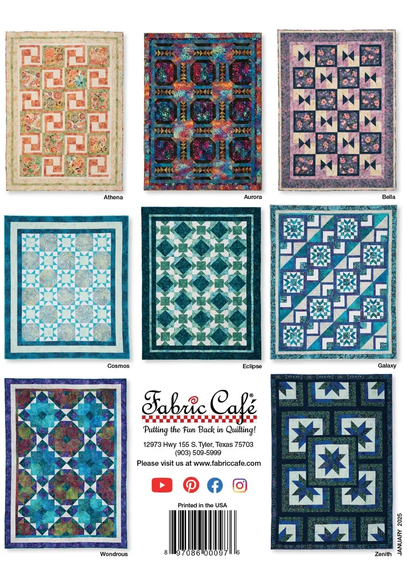 QT Fabrics Books - Fabulous 5 Yard Quilts Book - Linda's Electric Quilters